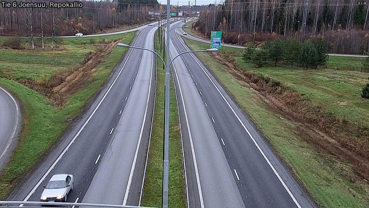 Kelikamerat Kuva Tie 6 Joensuu, Repokallio, Joensuu, Pohjois-Karjala