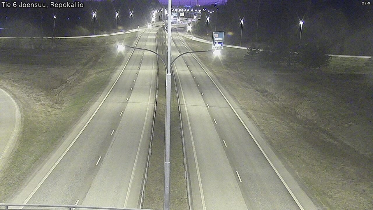 Weather Camera Image Road 6 Joensuu, Repokallio, Joensuu, Pohjois-Karjala