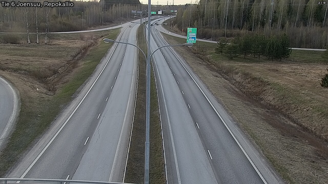 Kelikamerat Kuva Tie 6 Joensuu, Repokallio, Joensuu, Pohjois-Karjala