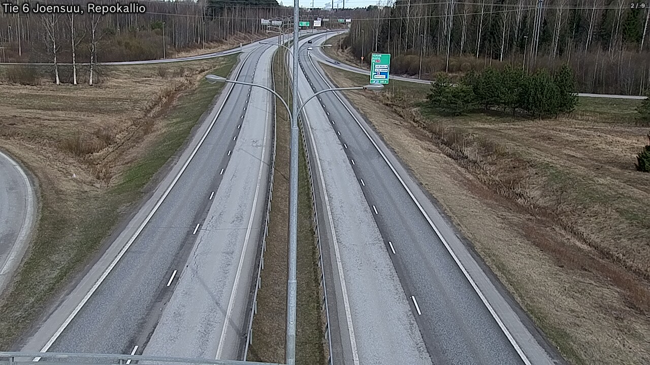 Kelikamerat Kuva Tie 6 Joensuu, Repokallio, Joensuu, Pohjois-Karjala