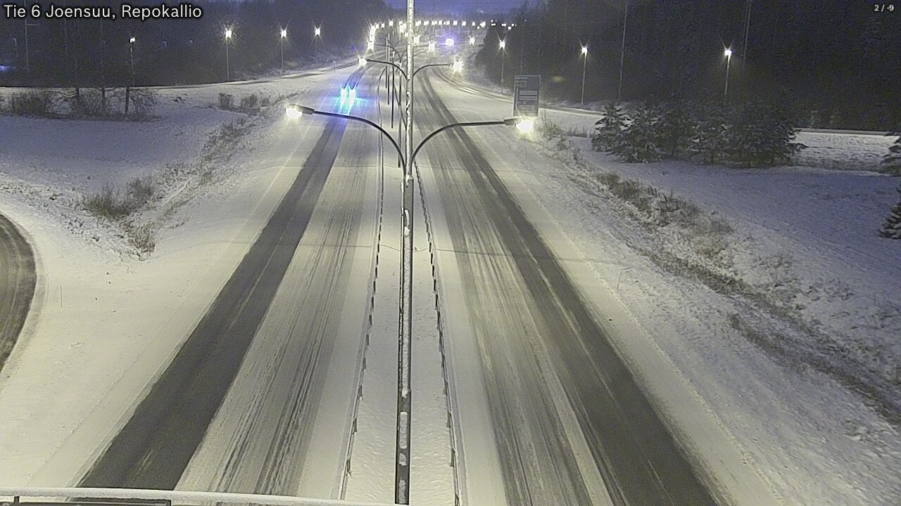Weather Camera Image Väg 6 Joensuu, Repokallio, Joensuu, Pohjois-Karjala