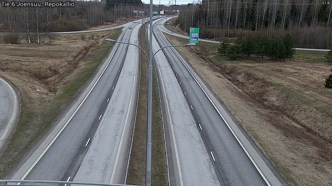 Kelikamerat Kuva Tie 6 Joensuu, Repokallio, Joensuu, Pohjois-Karjala