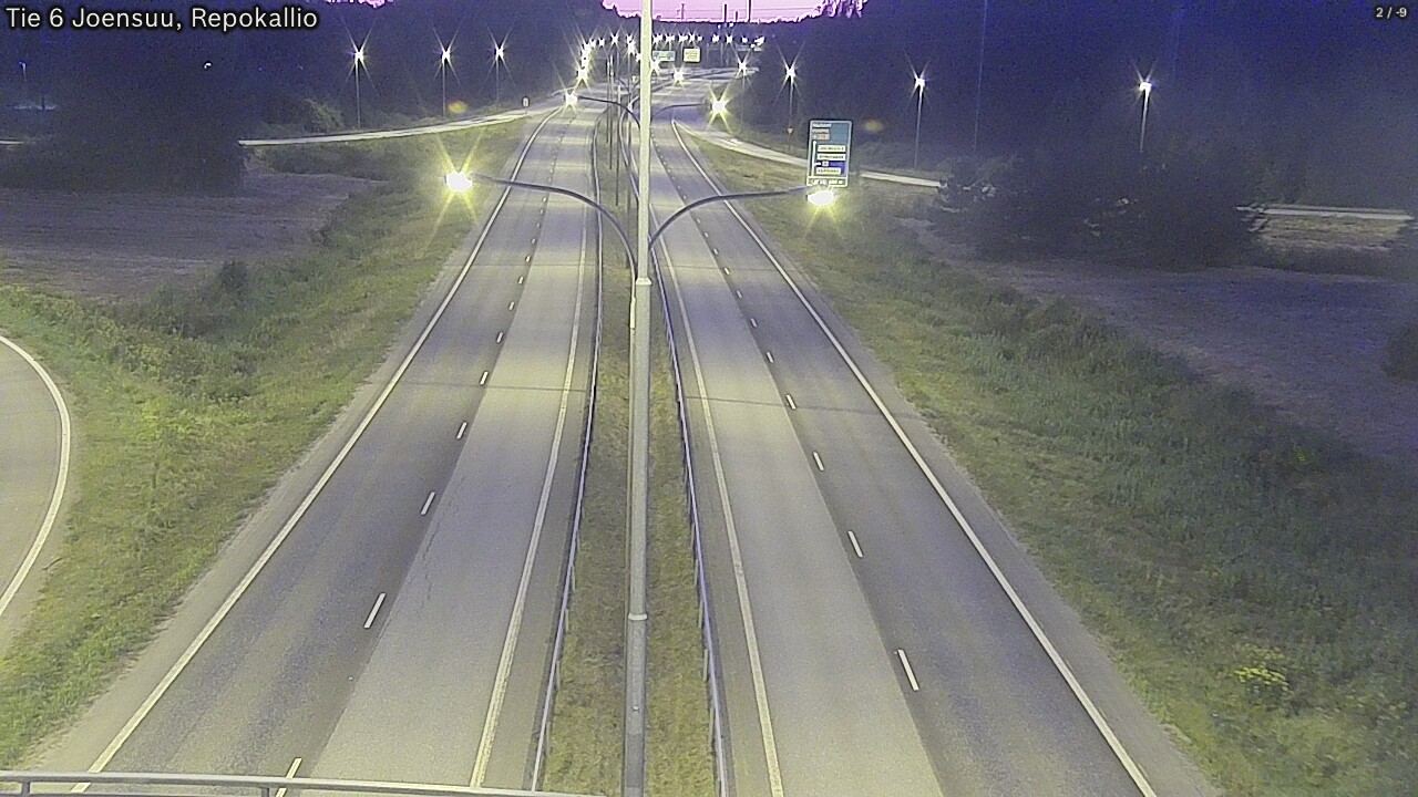 Kelikamerat Kuva Tie 6 Joensuu, Repokallio, Joensuu, Pohjois-Karjala