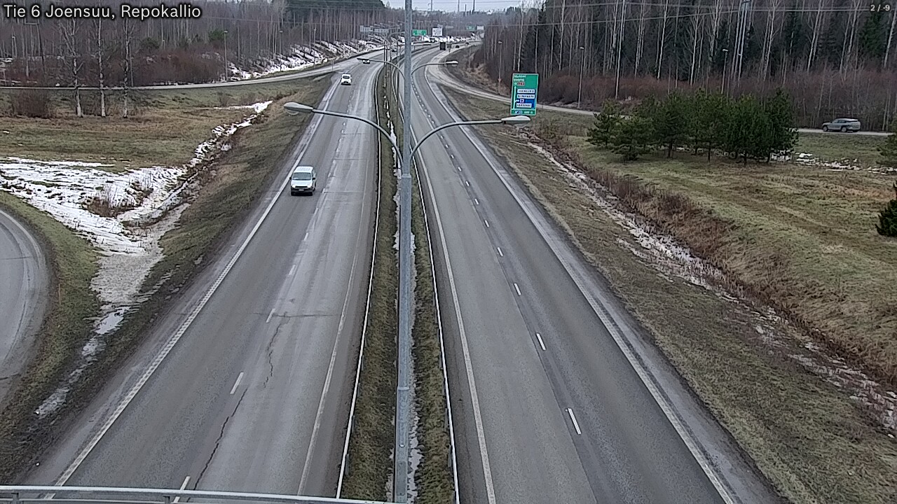Weather Camera Image Väg 6 Joensuu, Repokallio, Joensuu, Pohjois-Karjala