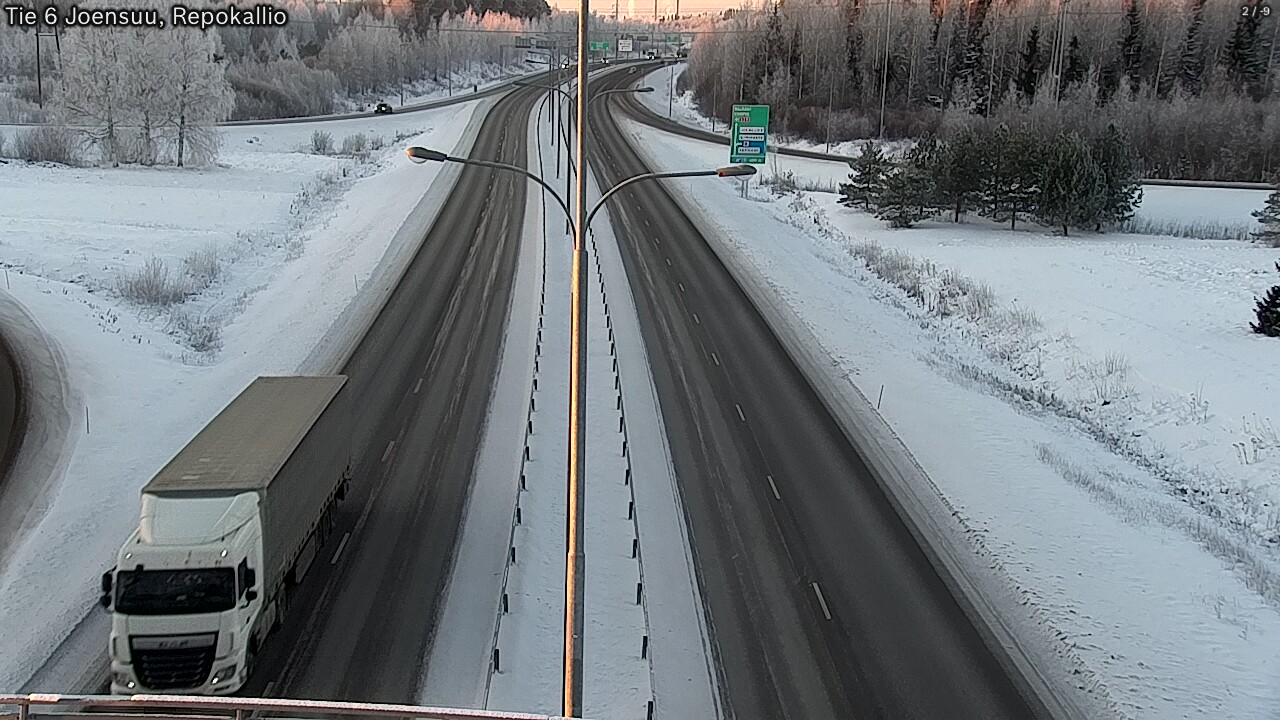 Kelikamerat Kuva Tie 6 Joensuu, Repokallio, Joensuu, Pohjois-Karjala