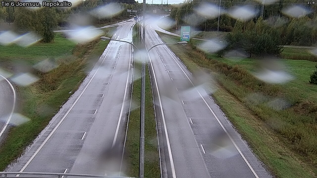 Weather Camera Image Road 6 Joensuu, Repokallio, Joensuu, Pohjois-Karjala