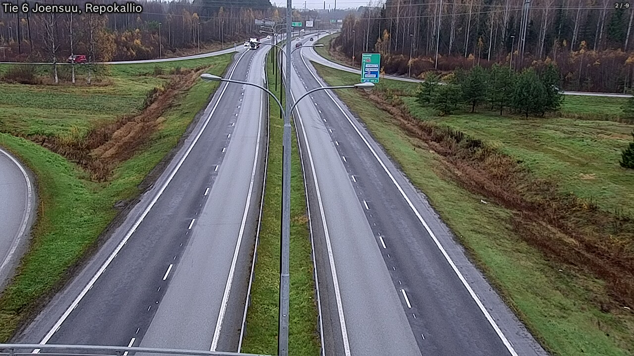 Kelikamerat Kuva Tie 6 Joensuu, Repokallio, Joensuu, Pohjois-Karjala