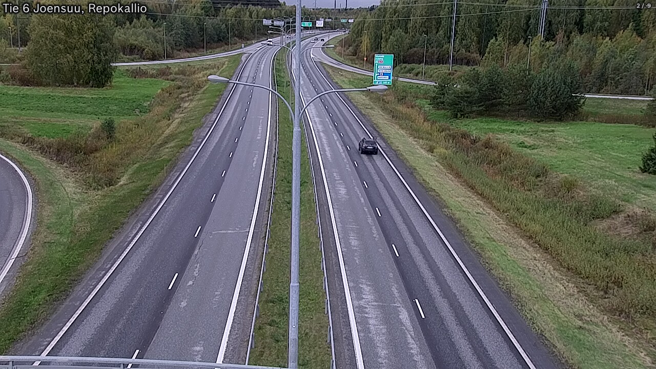 Kelikamerat Kuva Tie 6 Joensuu, Repokallio, Joensuu, Pohjois-Karjala