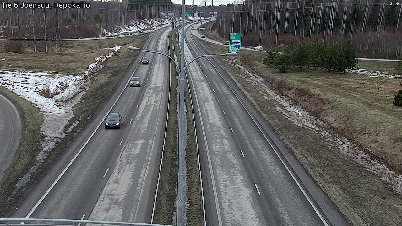 Kelikamerat Kuva Tie 6 Joensuu, Repokallio, Joensuu, Pohjois-Karjala