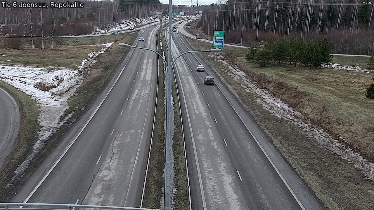 Kelikamerat Kuva Tie 6 Joensuu, Repokallio, Joensuu, Pohjois-Karjala