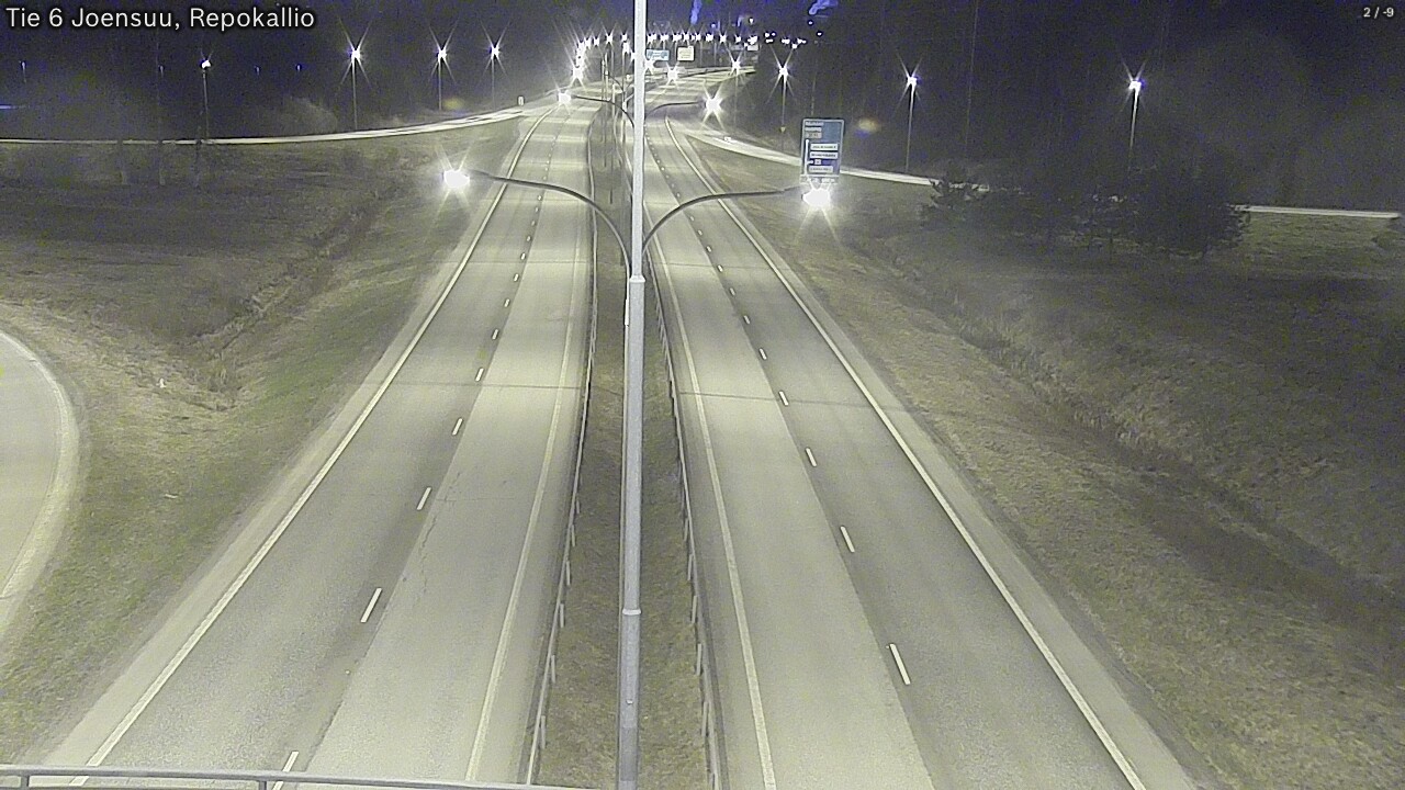 Weather Camera Image Väg 6 Joensuu, Repokallio, Joensuu, Pohjois-Karjala
