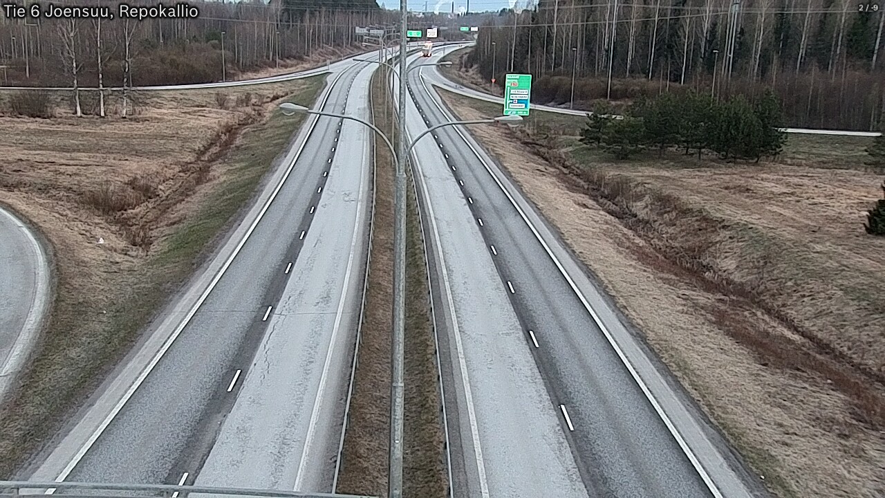 Kelikamerat Kuva Tie 6 Joensuu, Repokallio, Joensuu, Pohjois-Karjala