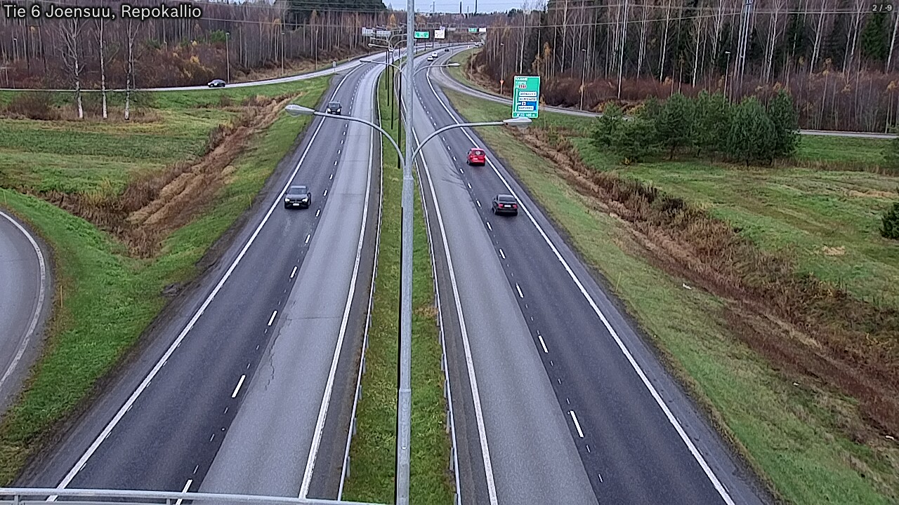 Kelikamerat Kuva Tie 6 Joensuu, Repokallio, Joensuu, Pohjois-Karjala