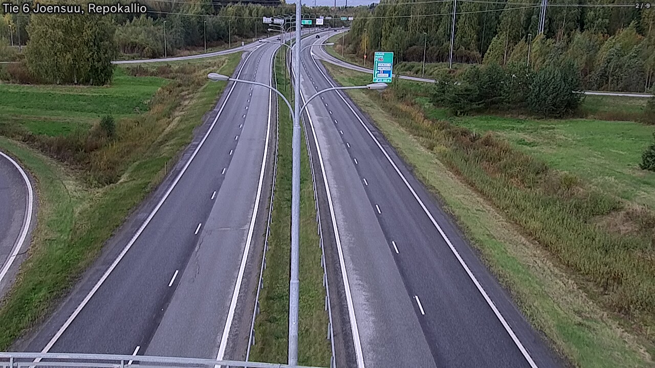 Weather Camera Image Road 6 Joensuu, Repokallio, Joensuu, Pohjois-Karjala