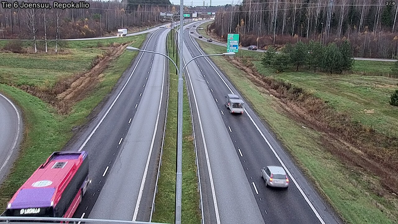Kelikamerat Kuva Tie 6 Joensuu, Repokallio, Joensuu, Pohjois-Karjala