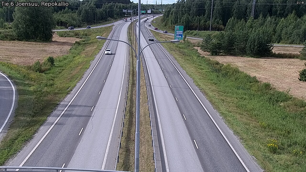 Kelikamerat Kuva Tie 6 Joensuu, Repokallio, Joensuu, Pohjois-Karjala
