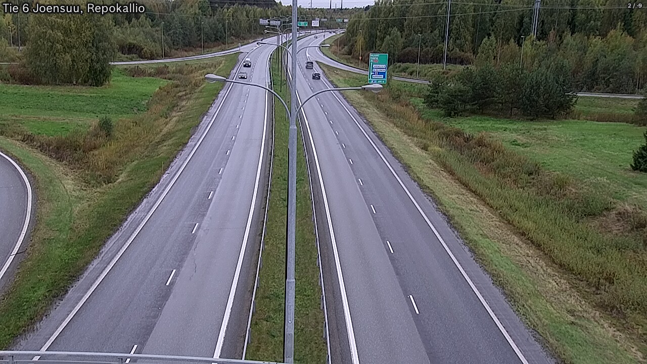 Kelikamerat Kuva Tie 6 Joensuu, Repokallio, Joensuu, Pohjois-Karjala