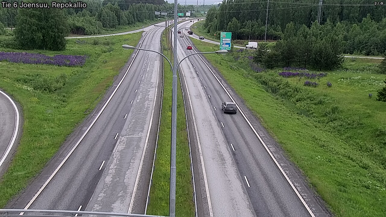 Kelikamerat Kuva Tie 6 Joensuu, Repokallio, Joensuu, Pohjois-Karjala