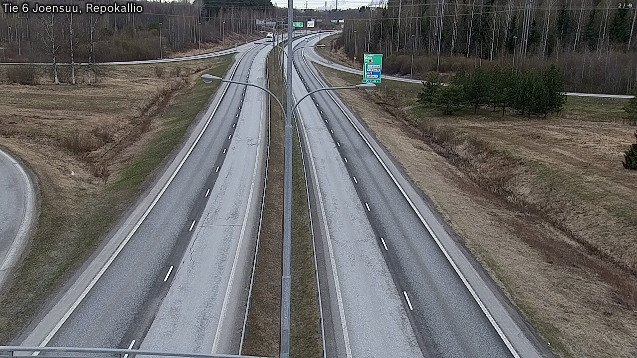 Kelikamerat Kuva Tie 6 Joensuu, Repokallio, Joensuu, Pohjois-Karjala