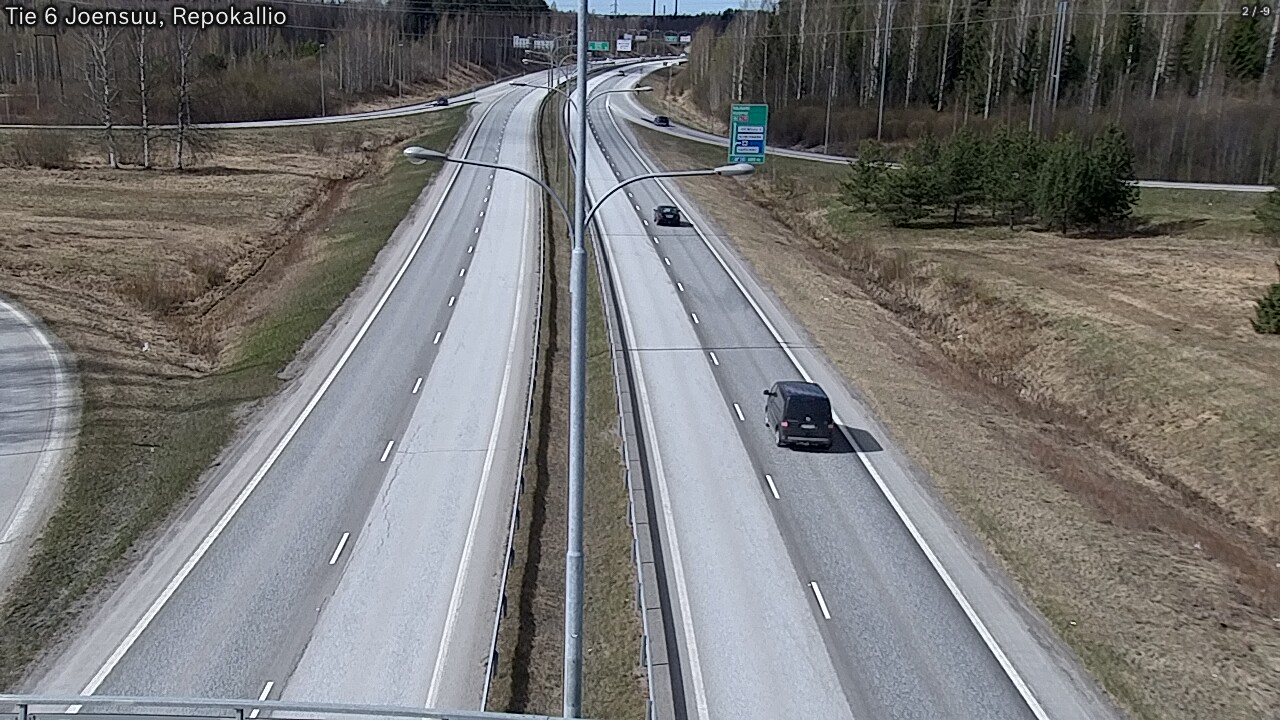 Kelikamerat Kuva Tie 6 Joensuu, Repokallio, Joensuu, Pohjois-Karjala