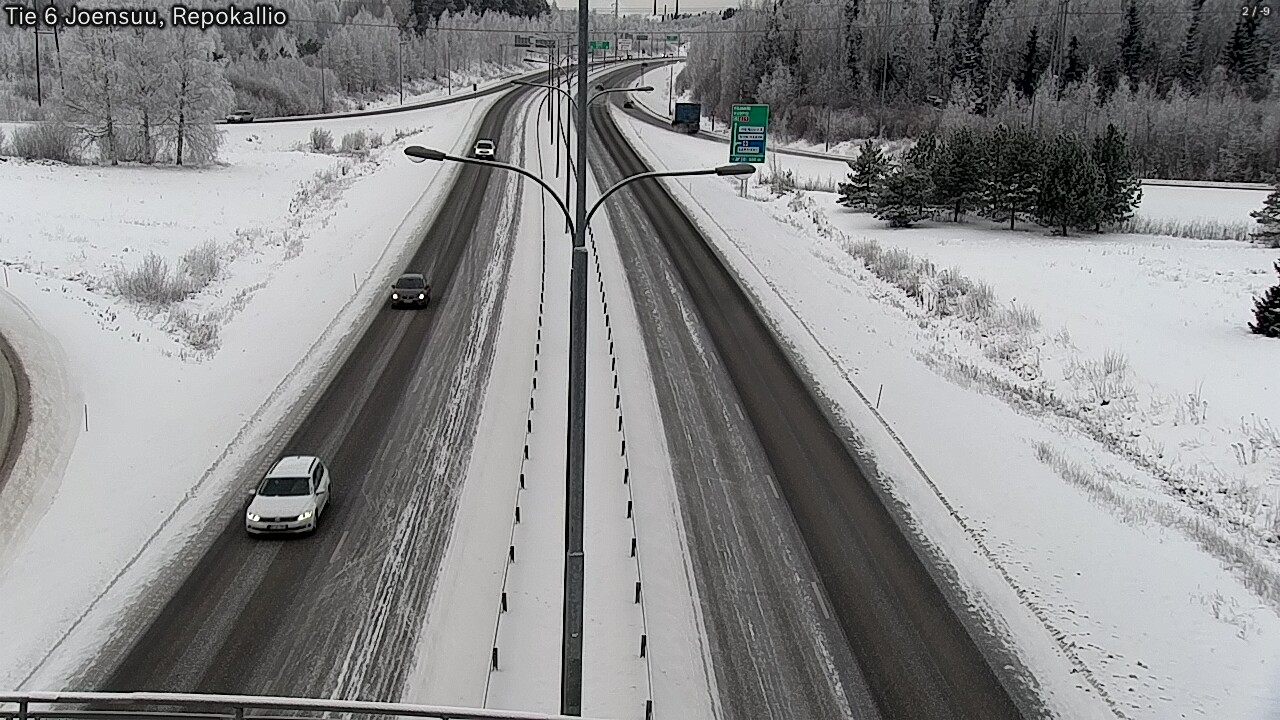 Weather Camera Image Road 6 Joensuu, Repokallio, Joensuu, Pohjois-Karjala