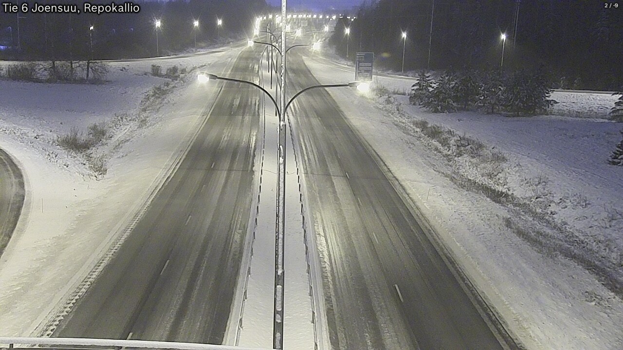 Weather Camera Image Väg 6 Joensuu, Repokallio, Joensuu, Pohjois-Karjala