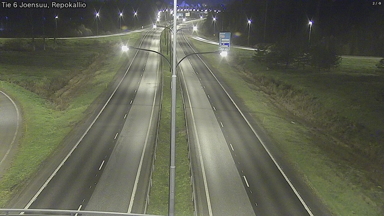 Kelikamerat Kuva Tie 6 Joensuu, Repokallio, Joensuu, Pohjois-Karjala