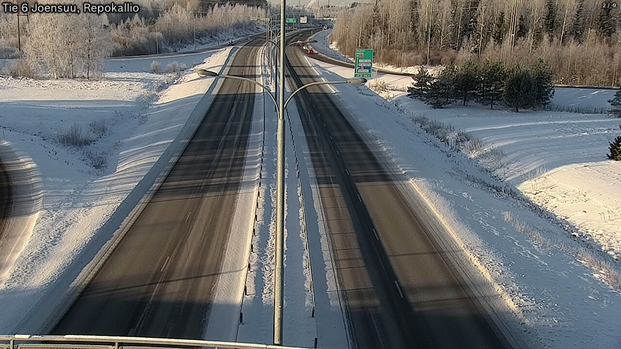 Kelikamerat Kuva Tie 6 Joensuu, Repokallio, Joensuu, Pohjois-Karjala
