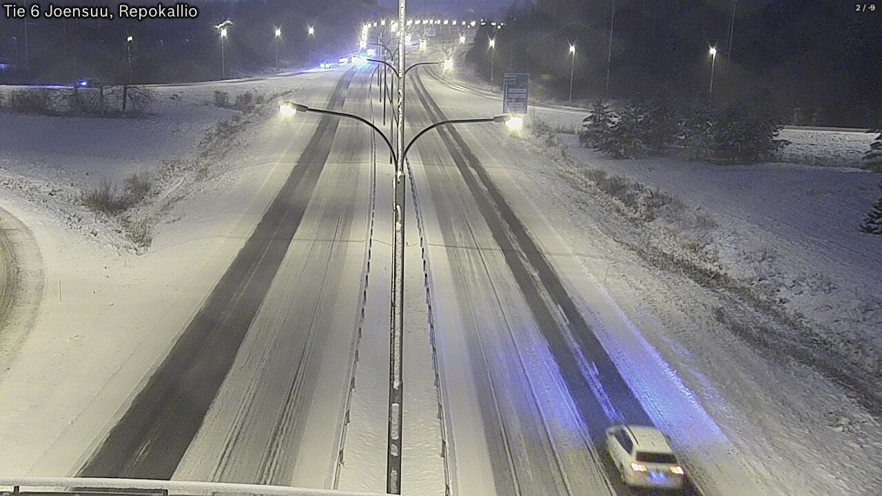 Weather Camera Image Väg 6 Joensuu, Repokallio, Joensuu, Pohjois-Karjala