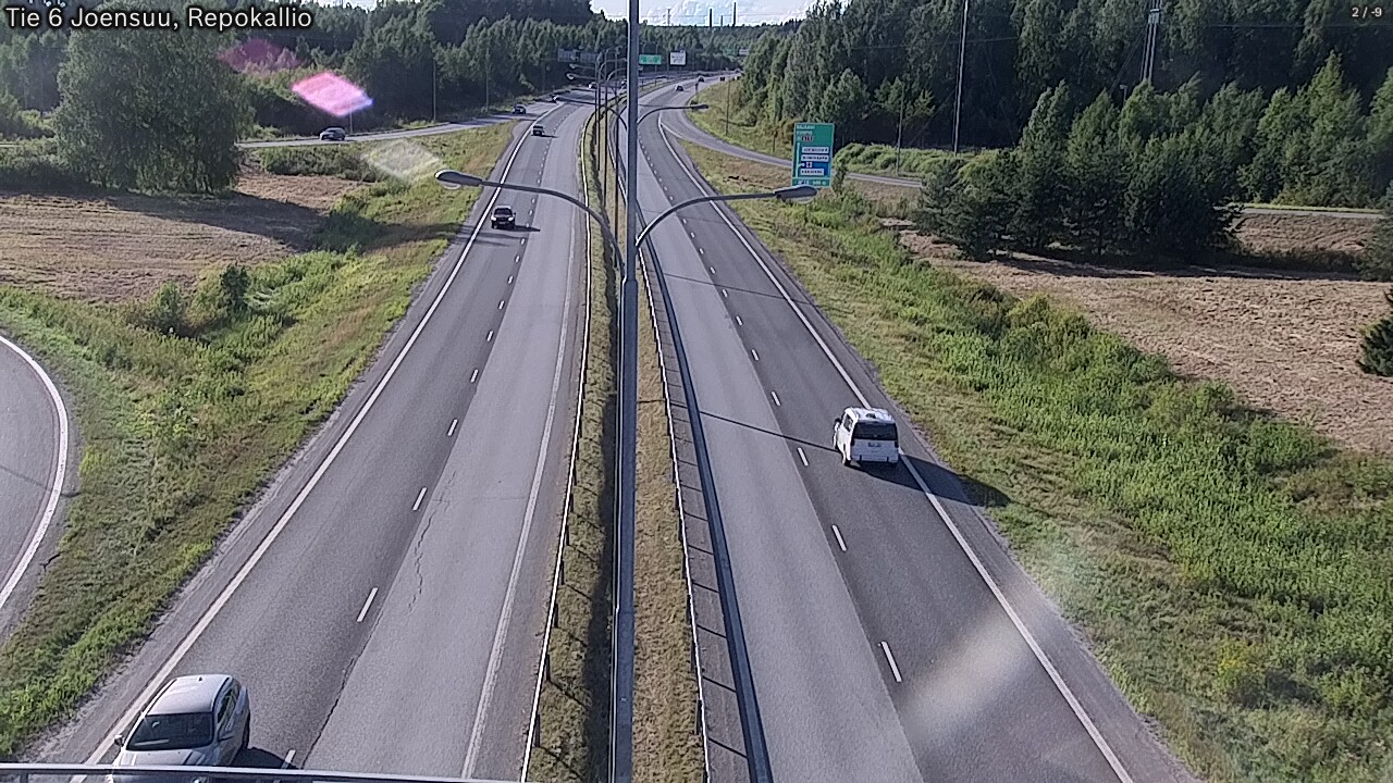 Kelikamerat Kuva Tie 6 Joensuu, Repokallio, Joensuu, Pohjois-Karjala