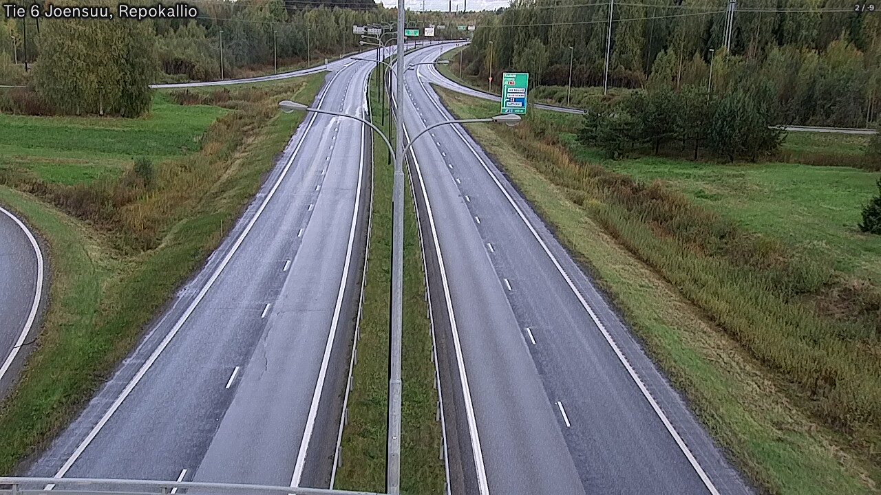 Weather Camera Image Road 6 Joensuu, Repokallio, Joensuu, Pohjois-Karjala
