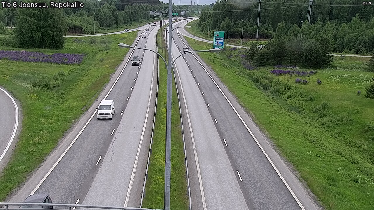 Kelikamerat Kuva Tie 6 Joensuu, Repokallio, Joensuu, Pohjois-Karjala