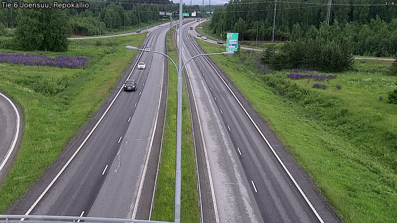 Kelikamerat Kuva Tie 6 Joensuu, Repokallio, Joensuu, Pohjois-Karjala