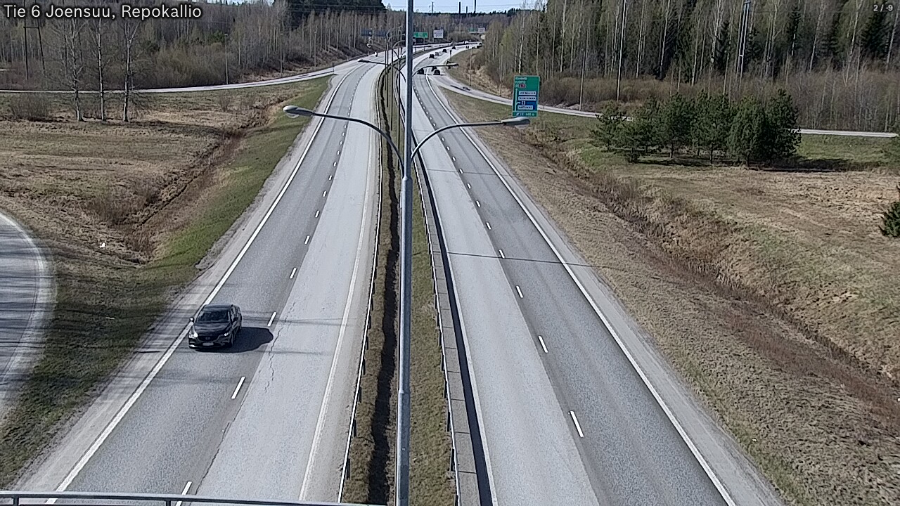 Kelikamerat Kuva Tie 6 Joensuu, Repokallio, Joensuu, Pohjois-Karjala