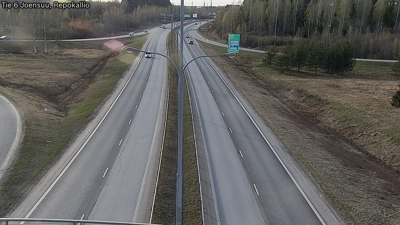 Kelikamerat Kuva Tie 6 Joensuu, Repokallio, Joensuu, Pohjois-Karjala