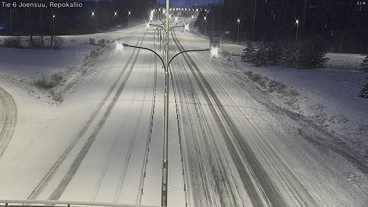 Kelikamerat Kuva Tie 6 Joensuu, Repokallio, Joensuu, Pohjois-Karjala