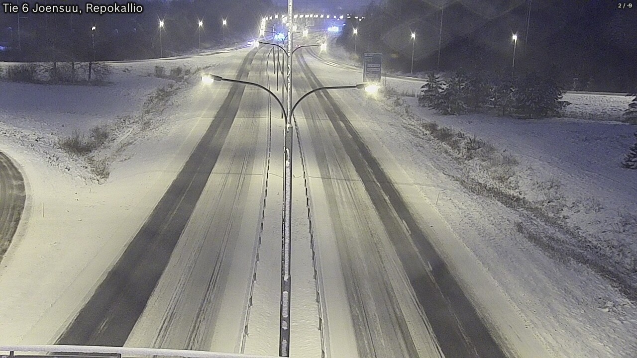 Weather Camera Image Väg 6 Joensuu, Repokallio, Joensuu, Pohjois-Karjala
