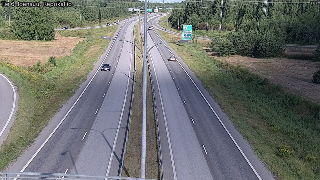 Kelikamerat Kuva Tie 6 Joensuu, Repokallio, Joensuu, Pohjois-Karjala