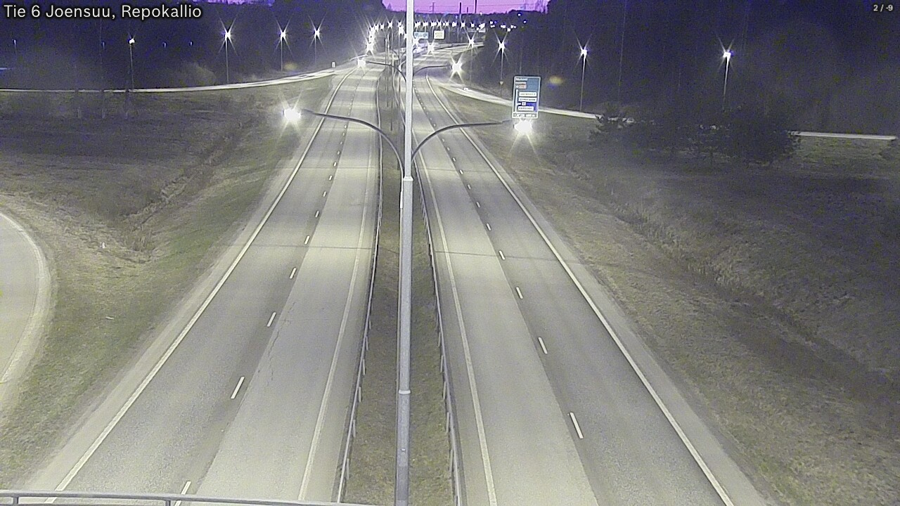 Kelikamerat Kuva Tie 6 Joensuu, Repokallio, Joensuu, Pohjois-Karjala