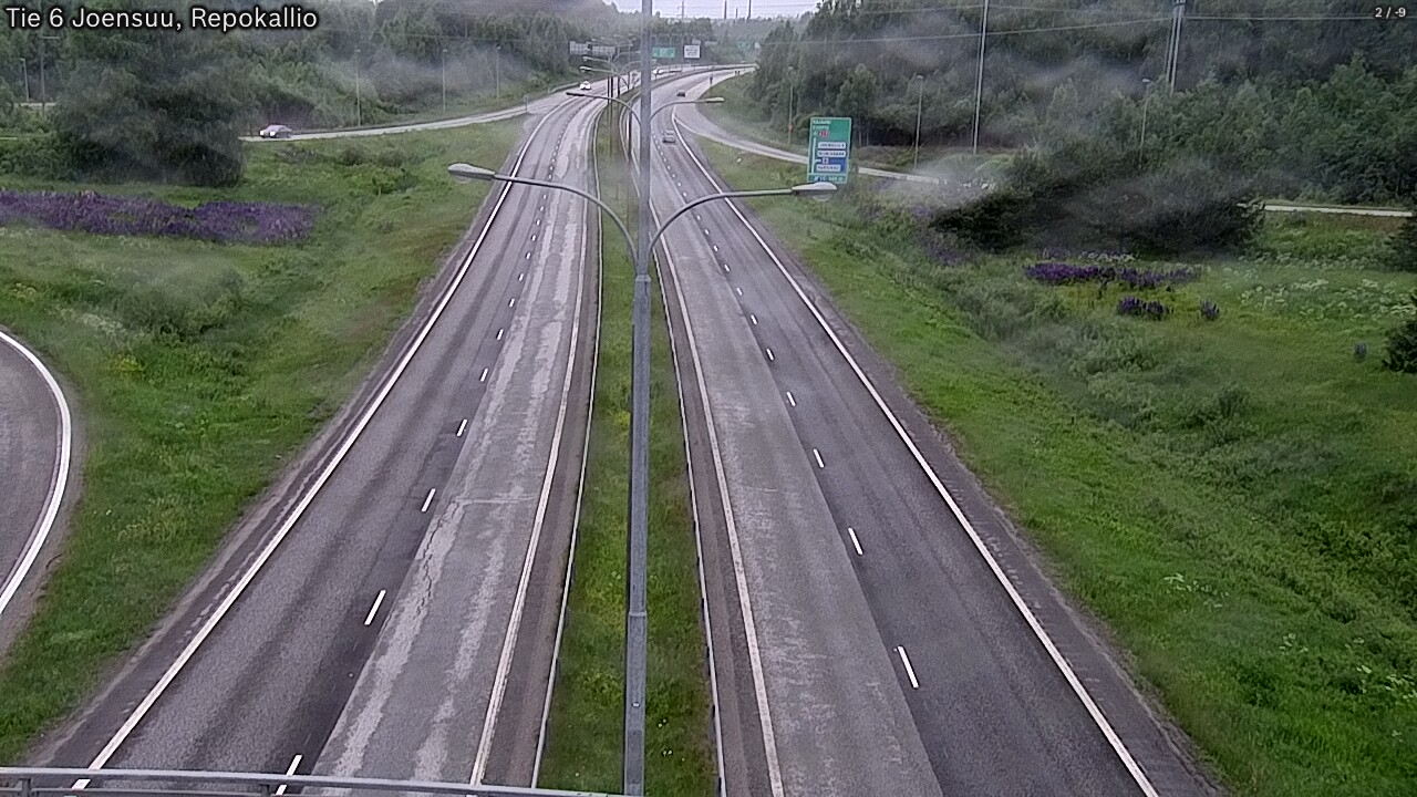 Kelikamerat Kuva Tie 6 Joensuu, Repokallio, Joensuu, Pohjois-Karjala
