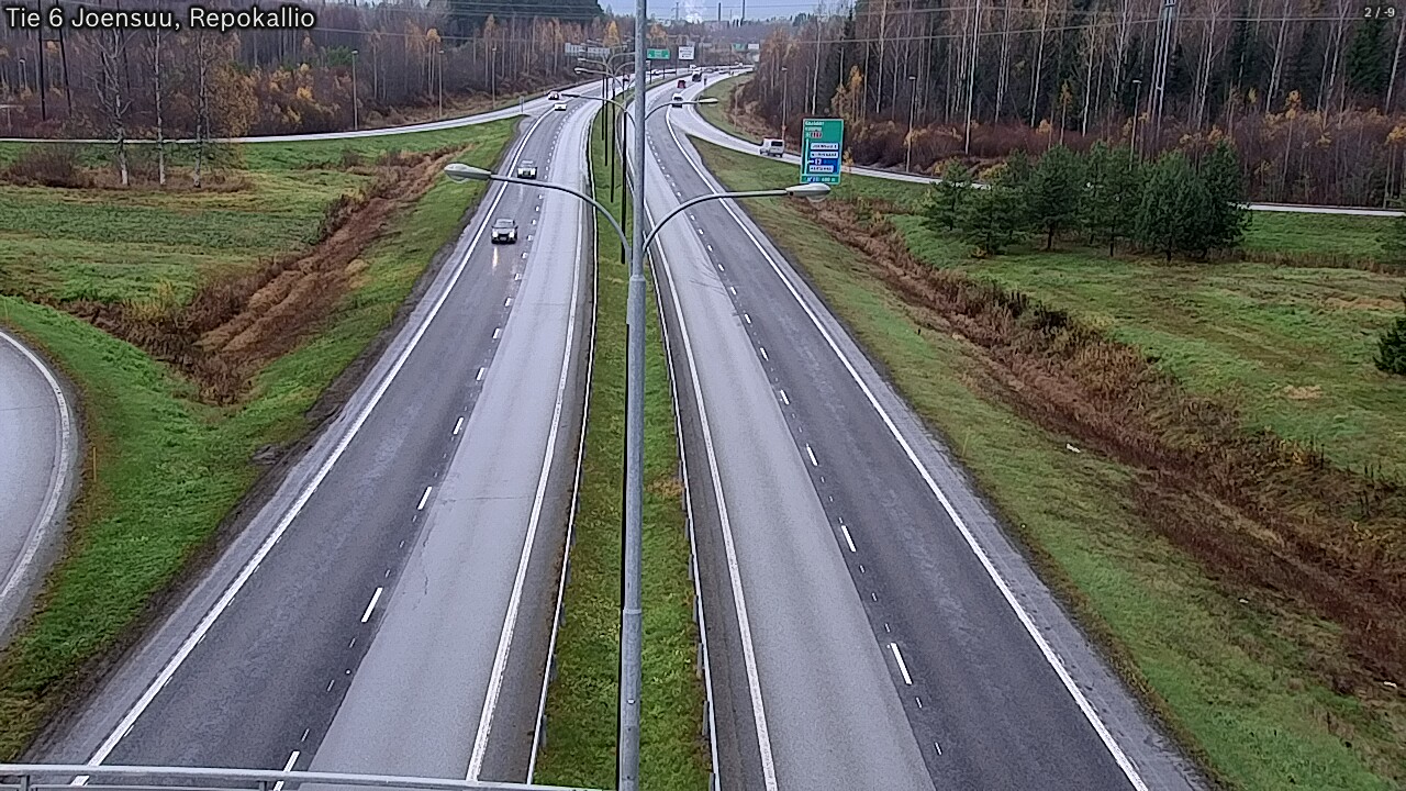 Kelikamerat Kuva Tie 6 Joensuu, Repokallio, Joensuu, Pohjois-Karjala