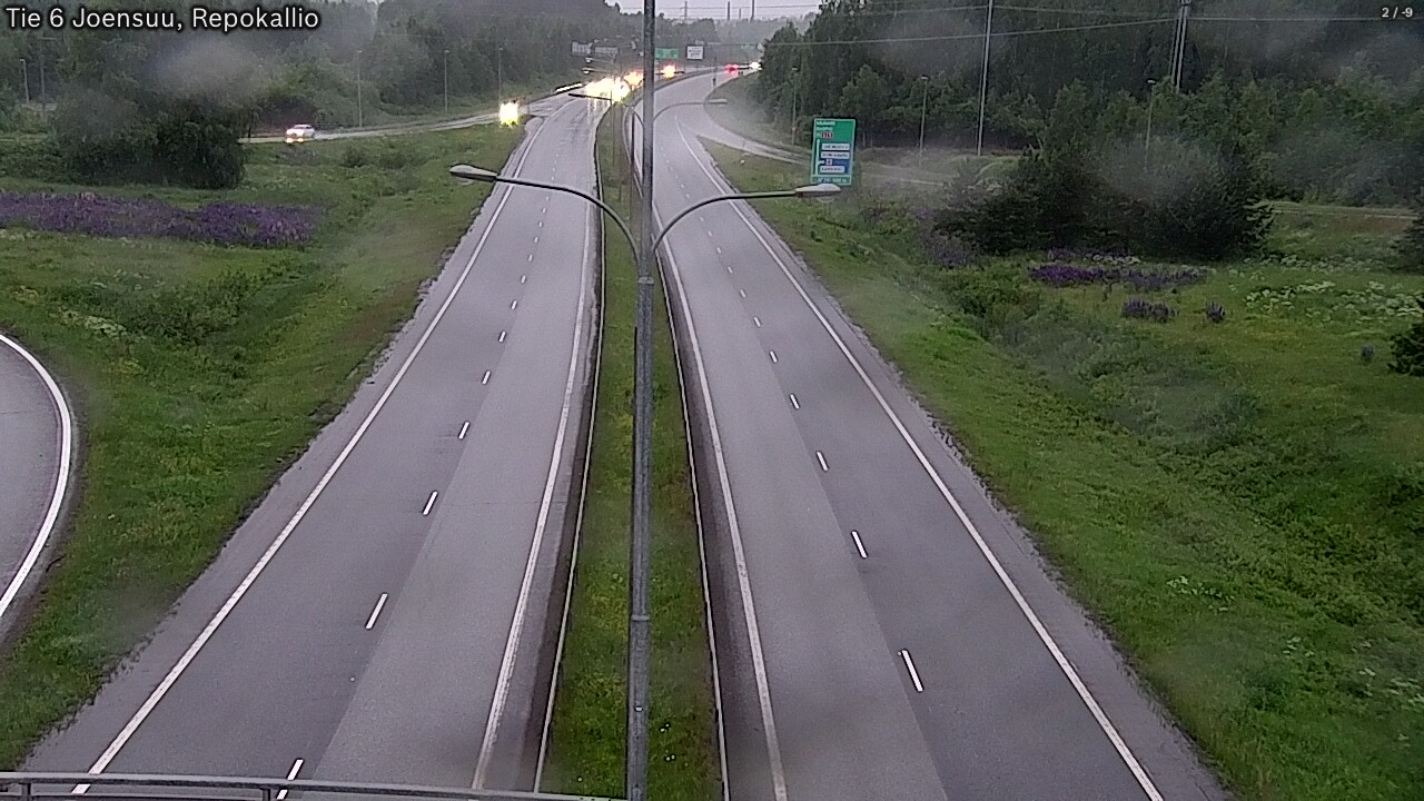 Kelikamerat Kuva Tie 6 Joensuu, Repokallio, Joensuu, Pohjois-Karjala
