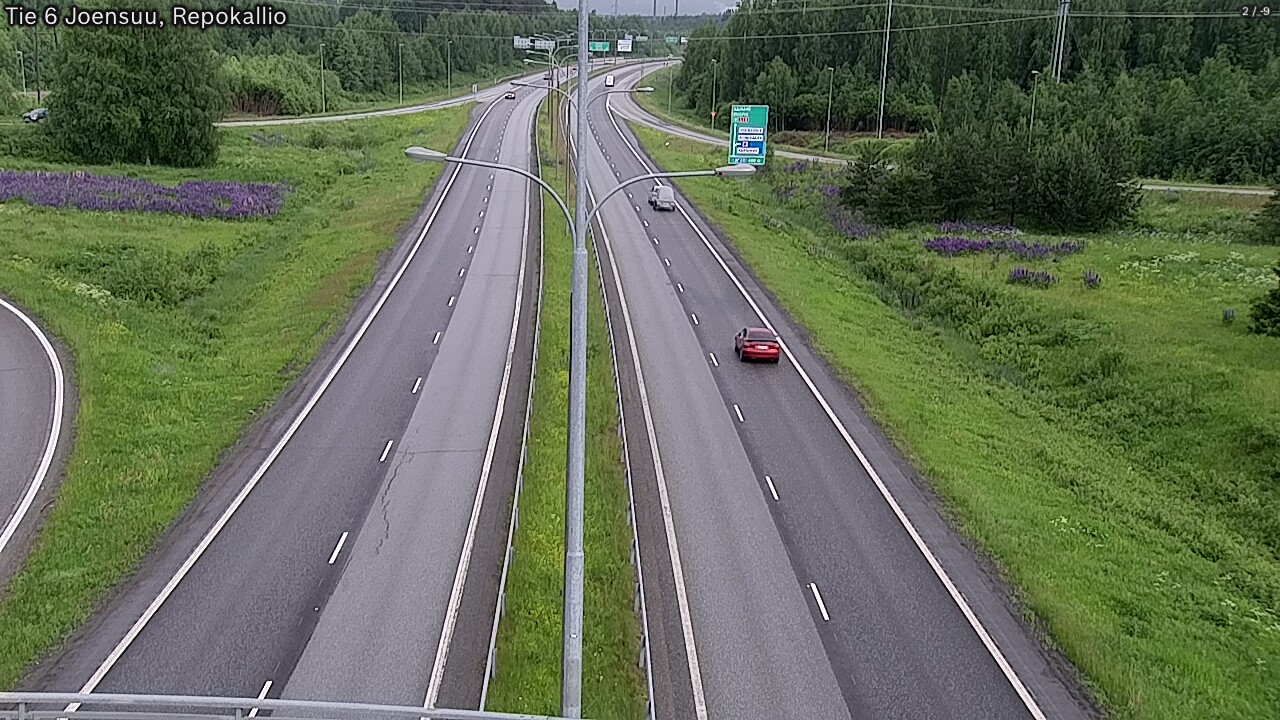 Kelikamerat Kuva Tie 6 Joensuu, Repokallio, Joensuu, Pohjois-Karjala