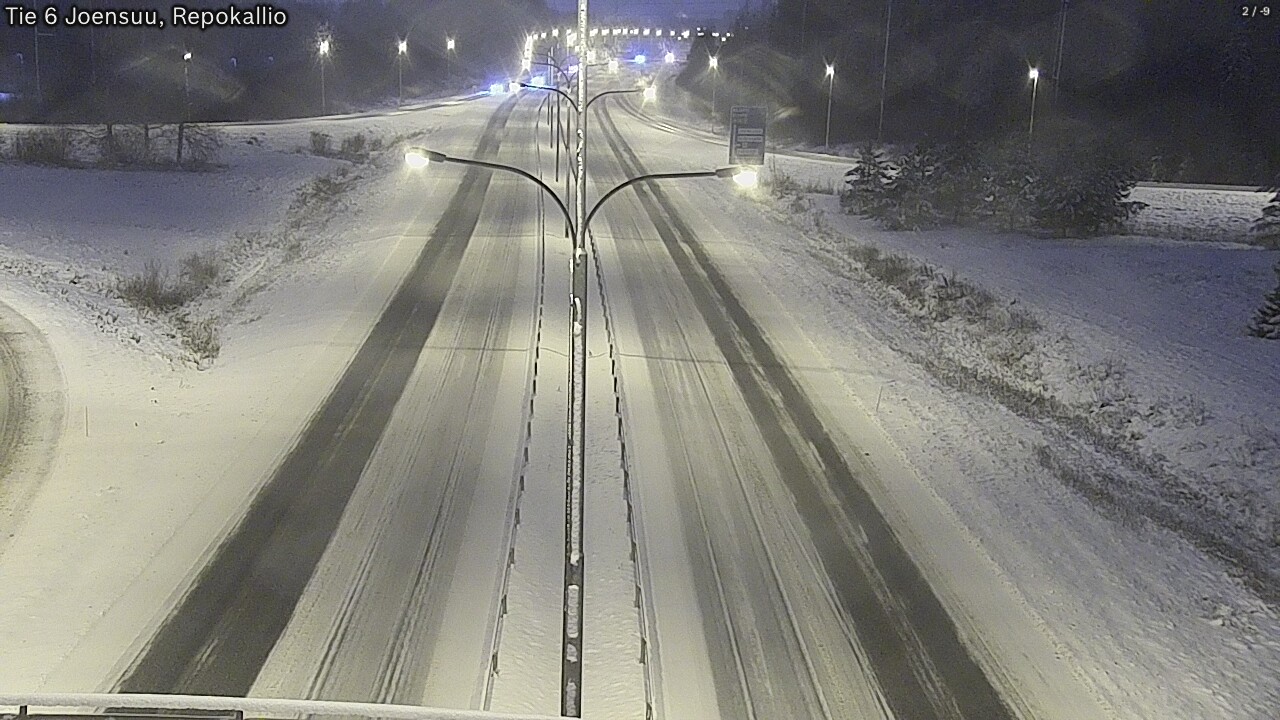 Weather Camera Image Väg 6 Joensuu, Repokallio, Joensuu, Pohjois-Karjala
