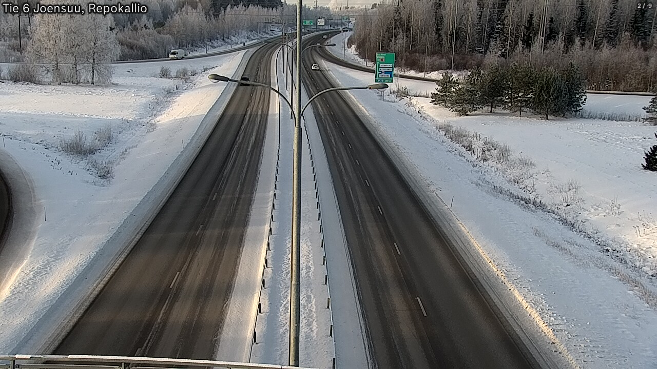 Kelikamerat Kuva Tie 6 Joensuu, Repokallio, Joensuu, Pohjois-Karjala