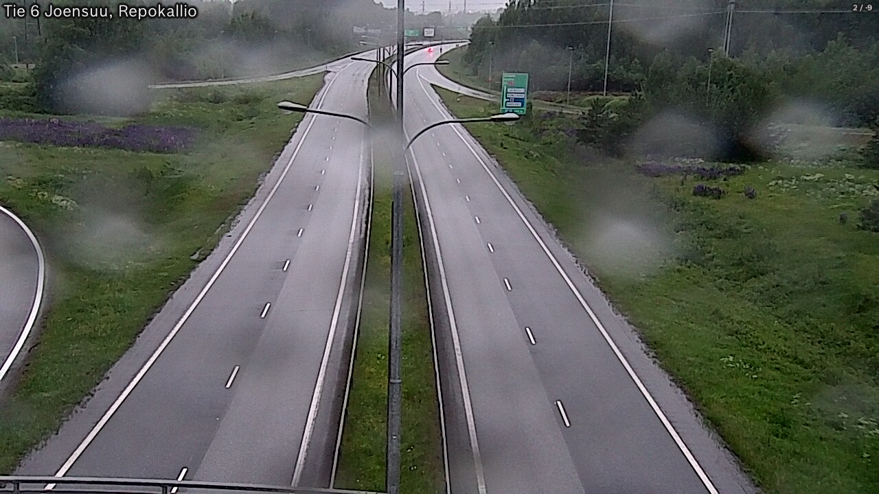 Kelikamerat Kuva Tie 6 Joensuu, Repokallio, Joensuu, Pohjois-Karjala