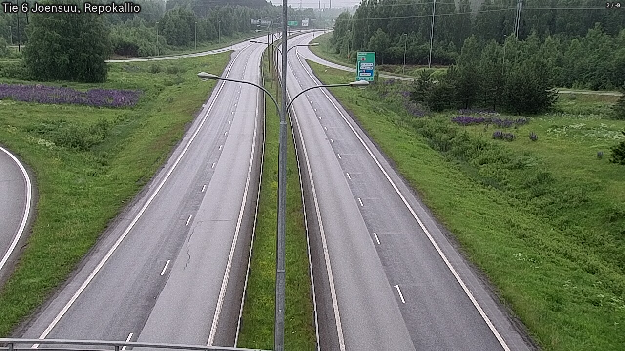 Kelikamerat Kuva Tie 6 Joensuu, Repokallio, Joensuu, Pohjois-Karjala