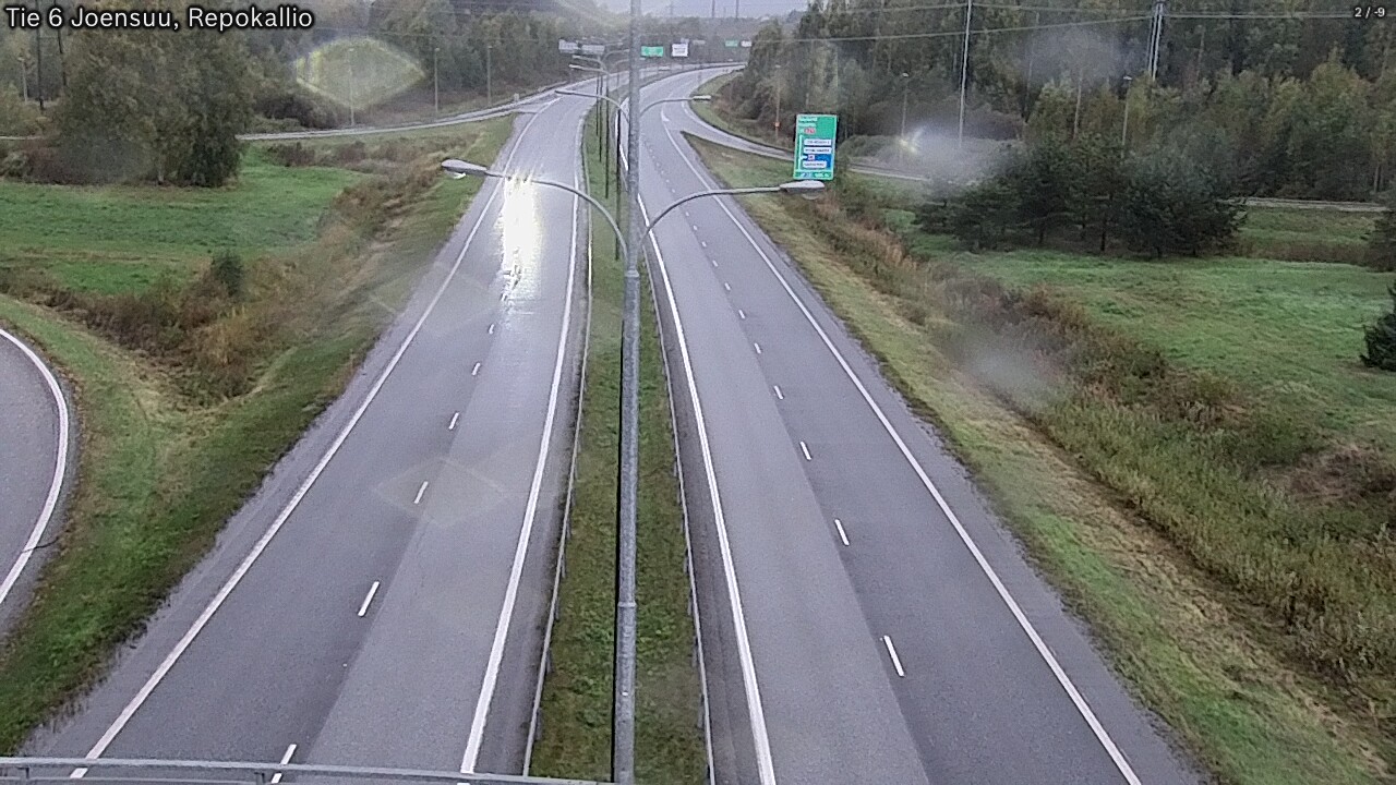 Kelikamerat Kuva Tie 6 Joensuu, Repokallio, Joensuu, Pohjois-Karjala