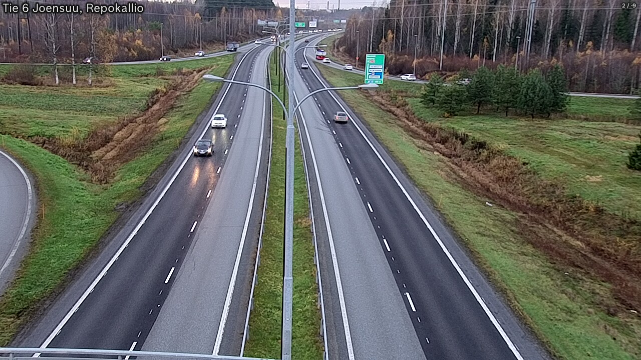 Kelikamerat Kuva Tie 6 Joensuu, Repokallio, Joensuu, Pohjois-Karjala