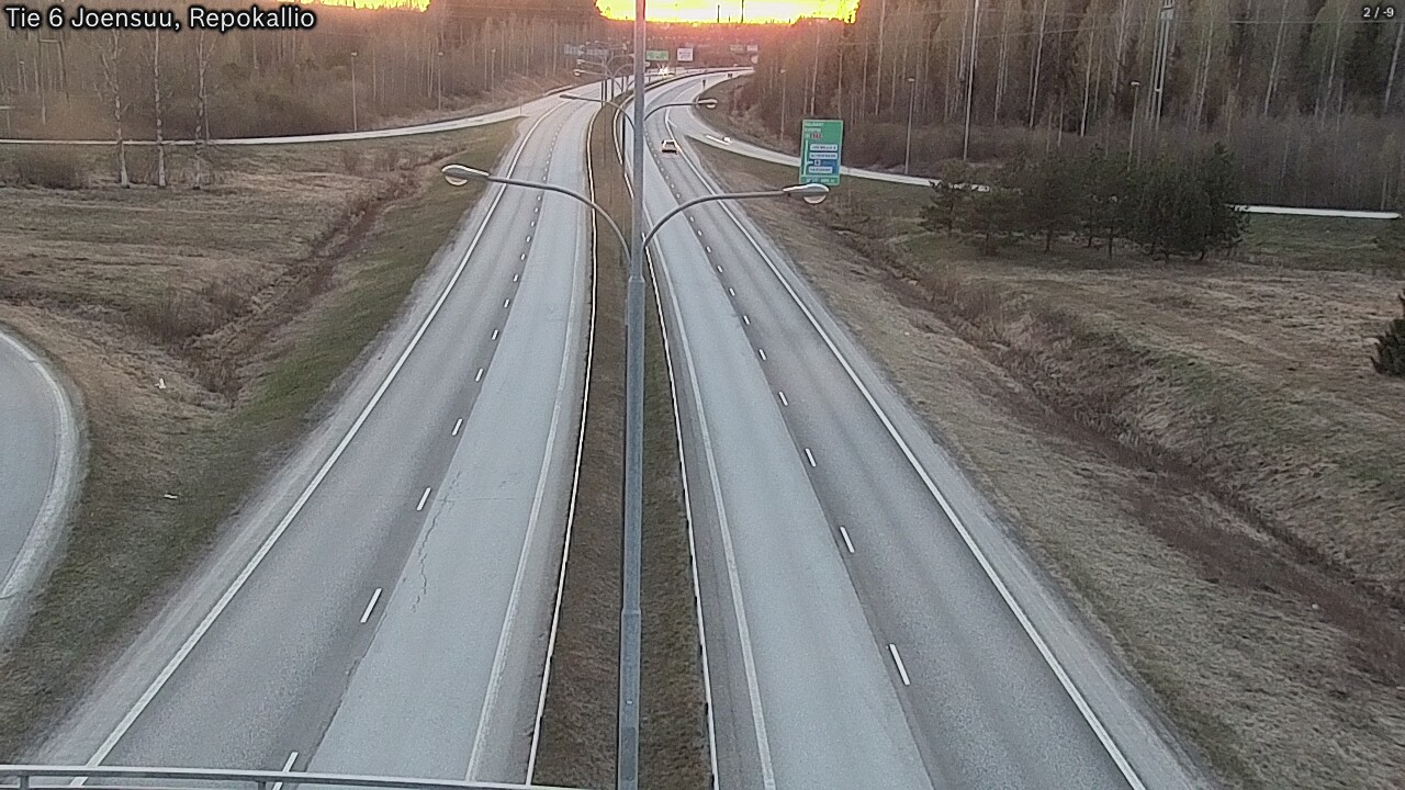 Kelikamerat Kuva Tie 6 Joensuu, Repokallio, Joensuu, Pohjois-Karjala